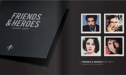 Johnny Depp bán tranh tự vẽ, thu về 5 triệu USD chỉ trong vài giờ