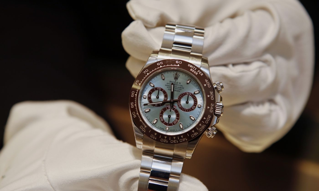 Một chiếc đồng hồ Rolex Group Daytona - Ảnh: Bloomberg.