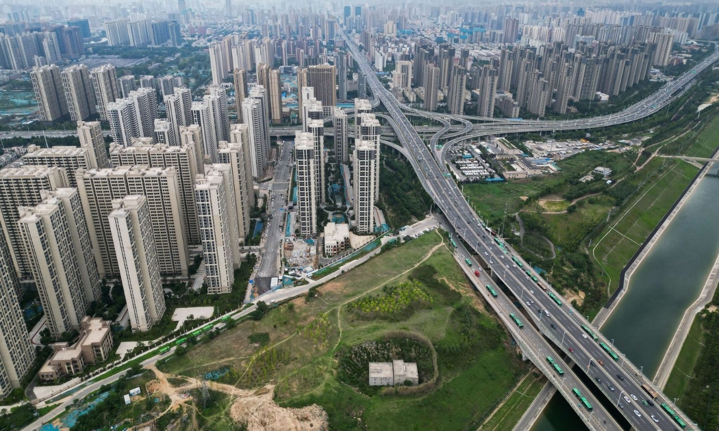 Một khu dân cư ở thành phố Trịnh Châu, tỉnh Hà Nam, Trung Quốc - Ảnh: Getty/Bloomberg.