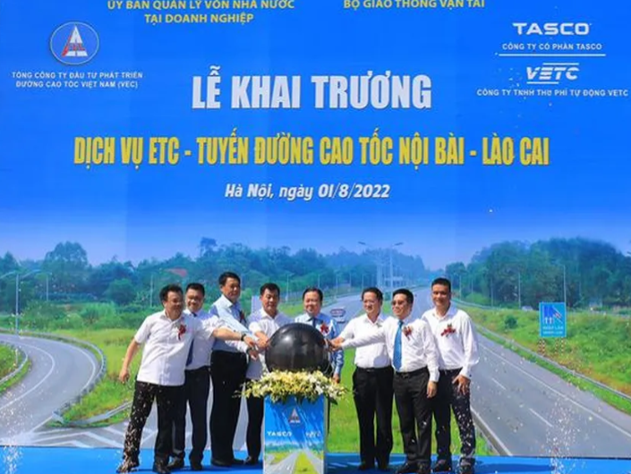 Lễ&nbsp;khai trương dịch vụ ETC tr&ecirc;n tuyến cao tốc Nội B&agrave;i - L&agrave;o Cai.
