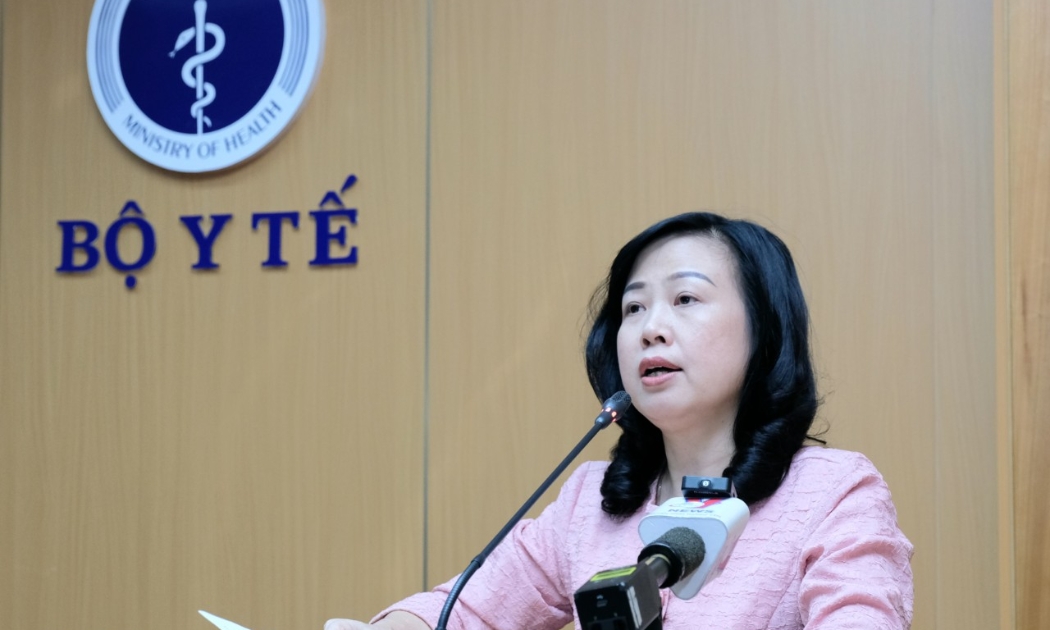 Quyền Bộ trưởng Bộ Y tế Đào Hồng Lan. Ảnh - Trần Minh.