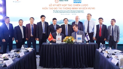 Hung Thinh & KONE Vietnam become strategic partners