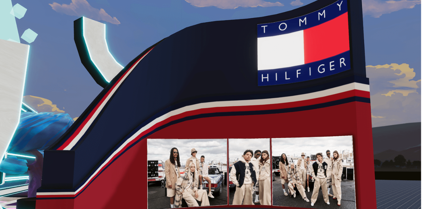 Tommy Hilfiger từng tham dự Tuần lễ thời trang Metaverse đầu tiên diễn ra trên Decentraland