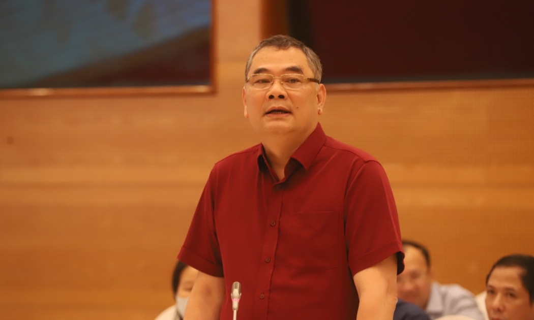 Trung tướng Tô Ân Xô, Chánh Văn phòng, người phát ngôn Bộ Công an thông tin hại họp báo chiều 3/8. 
