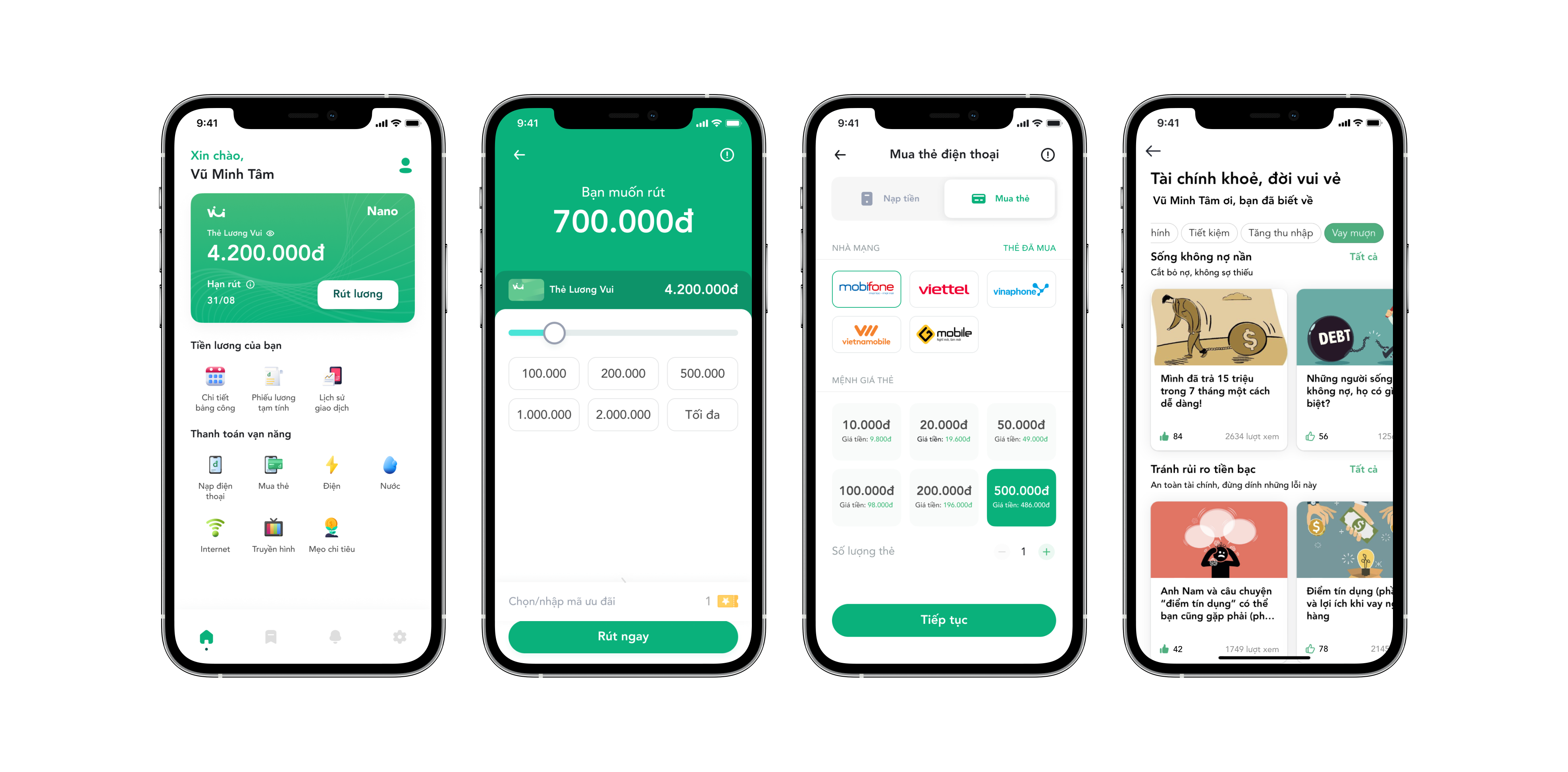 Ứng dụng cho phép người lao động tự chọn ngày nhận lương 