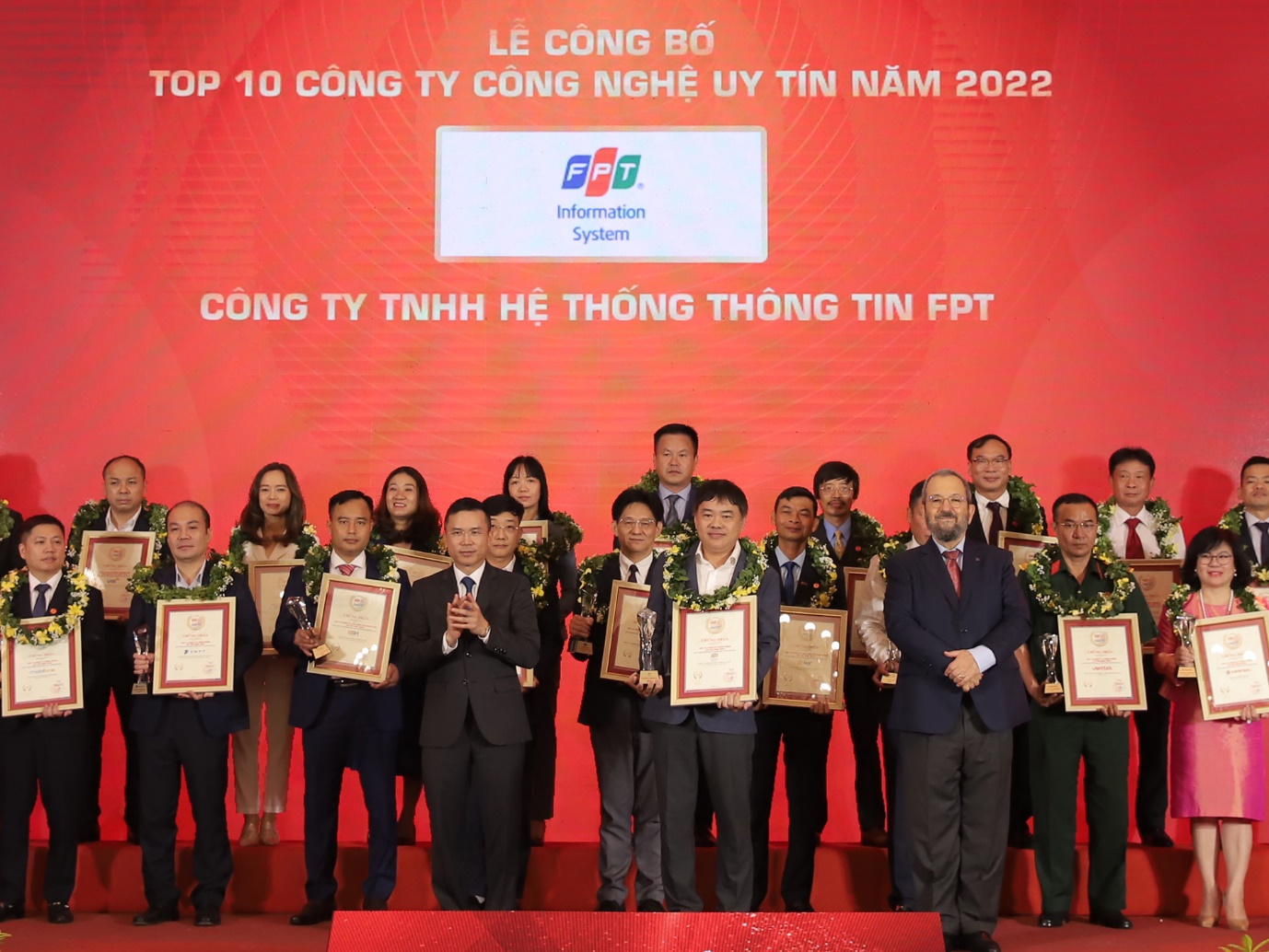 FPT IS được vinh danh tại Lễ công bố.