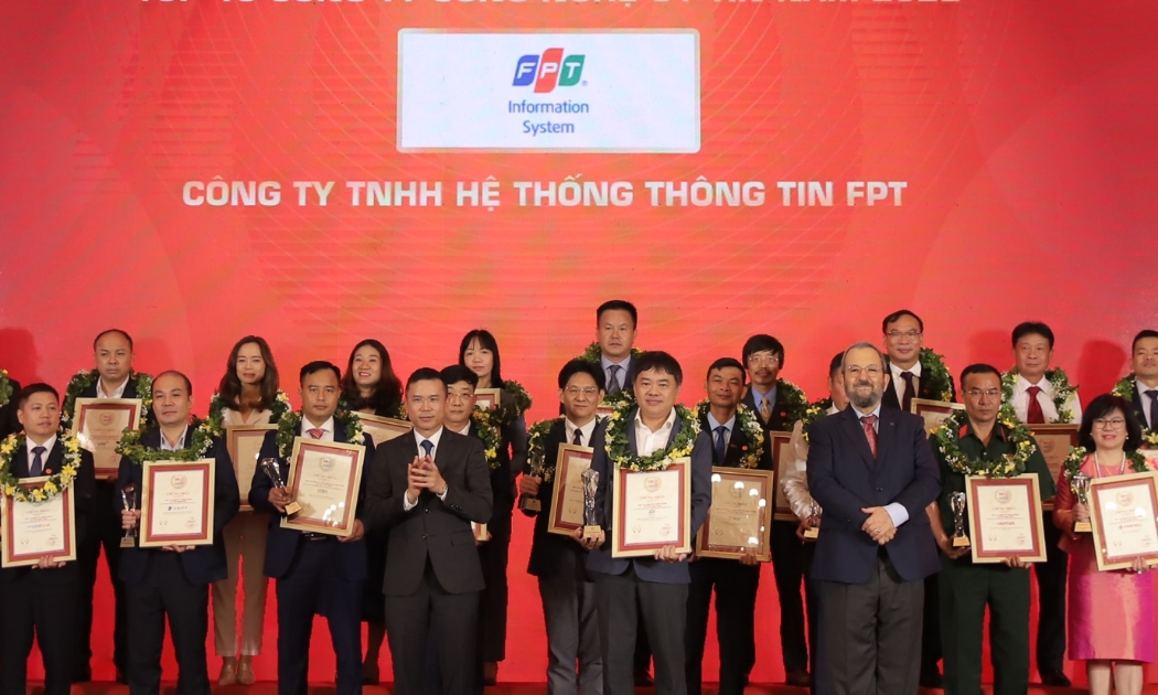 FPT IS được vinh danh tại Lễ công bố.