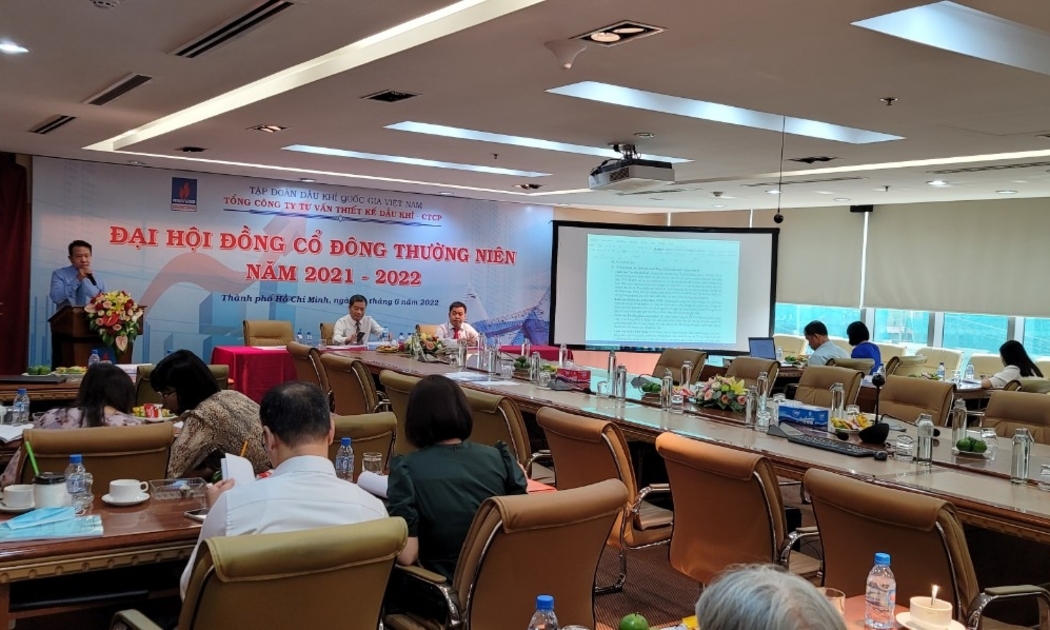 Đại hội đồng cổ đông thường niên PVE năm 2021, 2022.