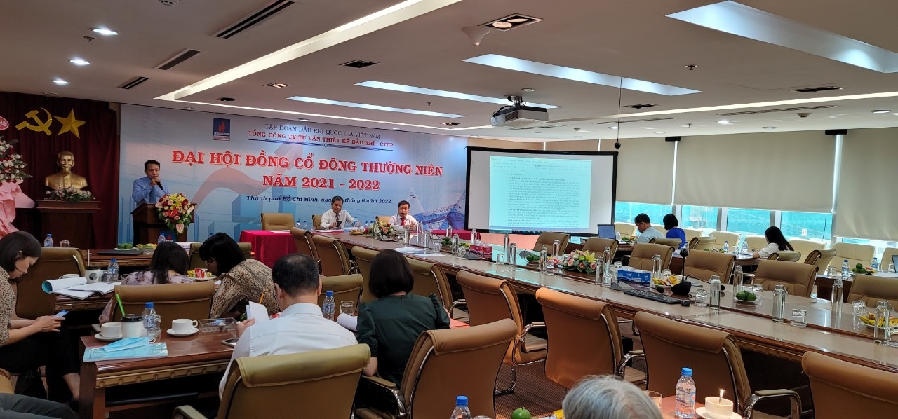 Đại hội đồng cổ đông thường niên PVE năm 2021, 2022.