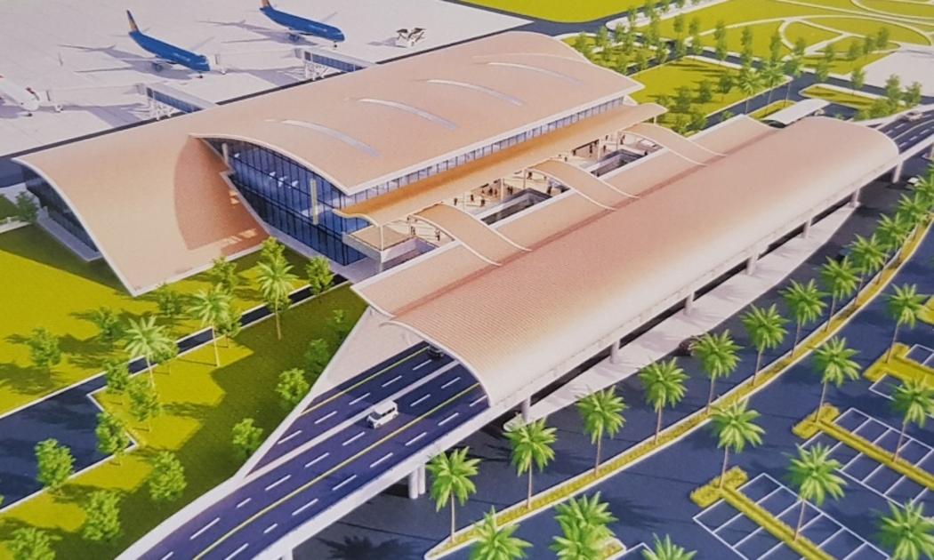 Mô hình sân bay Quảng Trị.