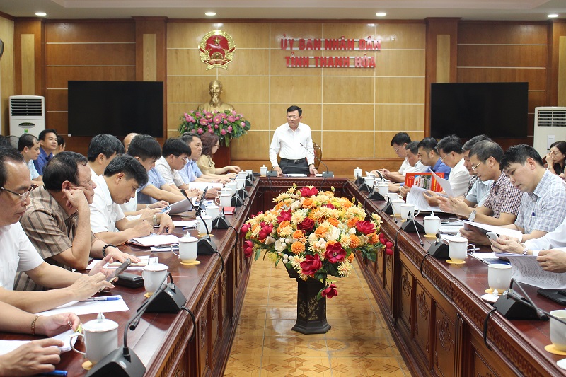 Phó Chủ tịch tỉnh Thanh Hóa Nguyễn Văn Thi phát biểu tại Hội nghị  sơ kết hoạt động du lịch 6 tháng đầu năm 2022.