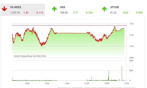 Vùng cản 1.250 điểm – 1.262 điểm tiếp tục là thử thách tuần tới