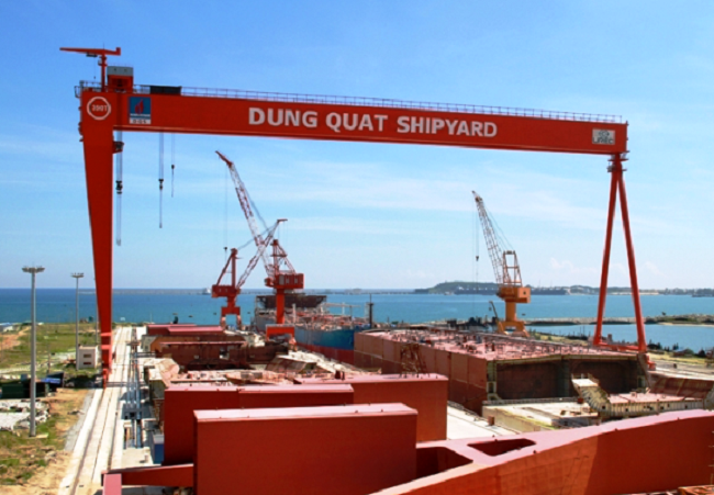 Dự &aacute;n Nh&agrave; m&aacute;y đ&oacute;ng t&agrave;u Dung Quất.