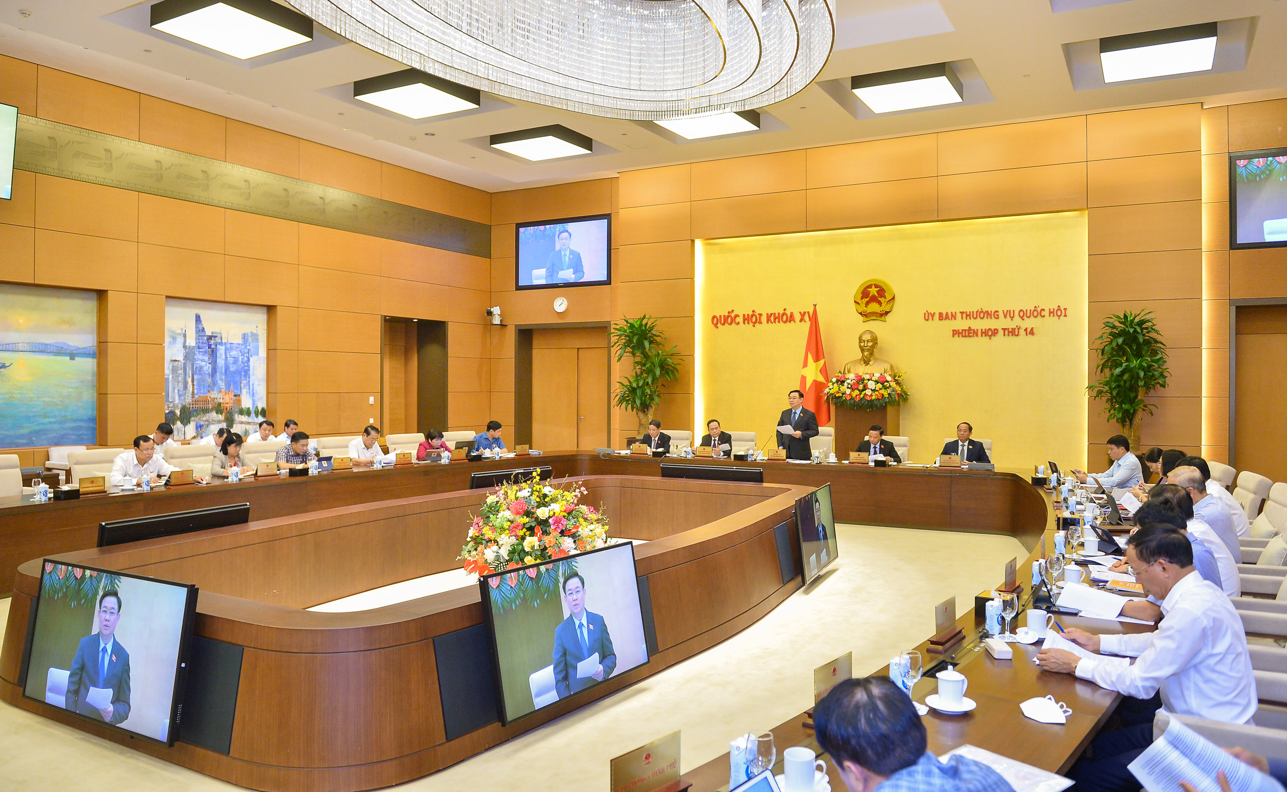 Khai mạc phiên họp thứ 14 của Ủy ban Thường vụ Quốc hội - Ảnh: Quochoi.vn