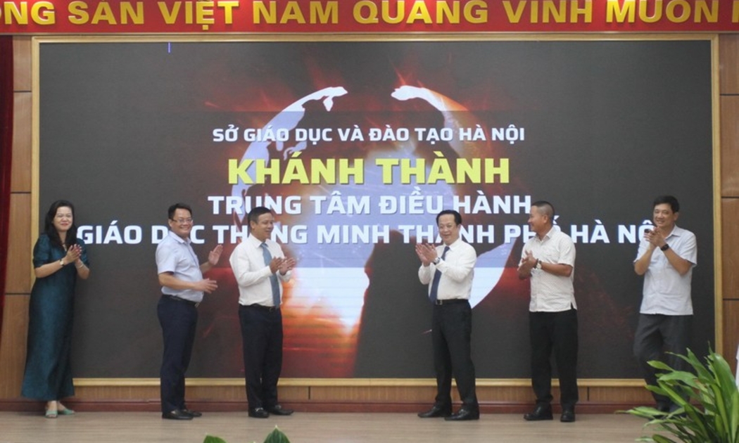 Sở Giáo dục và Đào tạo Hà Nội khánh thành Trung tâm điều hành giáo dục thông minh.