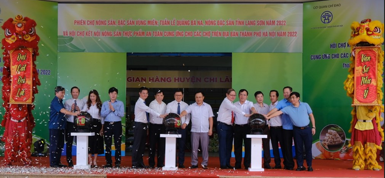 Khai mạc Tuần lễ quảng bá Na, nông đặc sản tỉnh Lạng Sơn năm 2022.