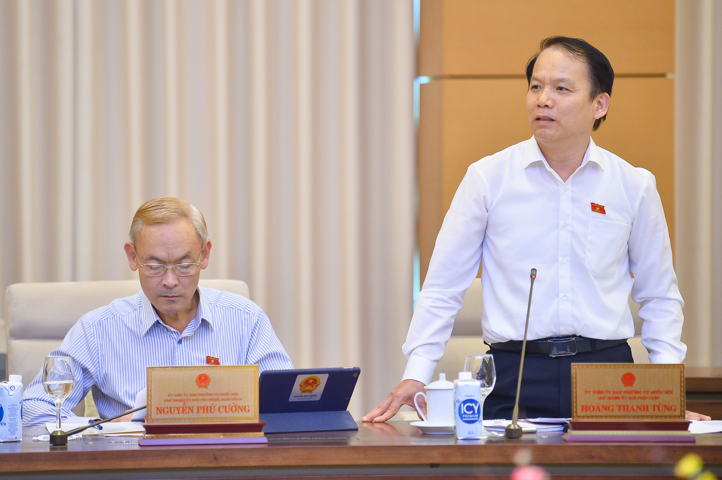 Chủ nhiệm Ủy ban Pháp luật Hoàng Thanh Tùng - Ảnh: Quochoi.vn