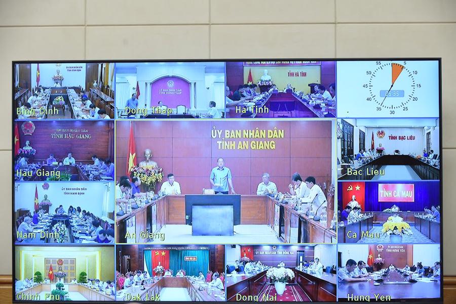 The Steering Committee's online conference.  Photo: VGP