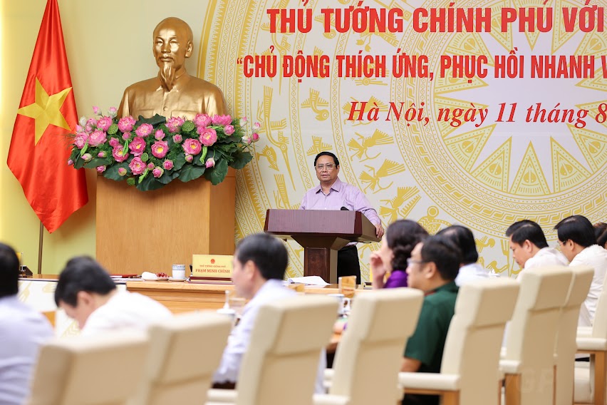 Thủ tướng phát biểu tại hội nghị - Ảnh: VGP