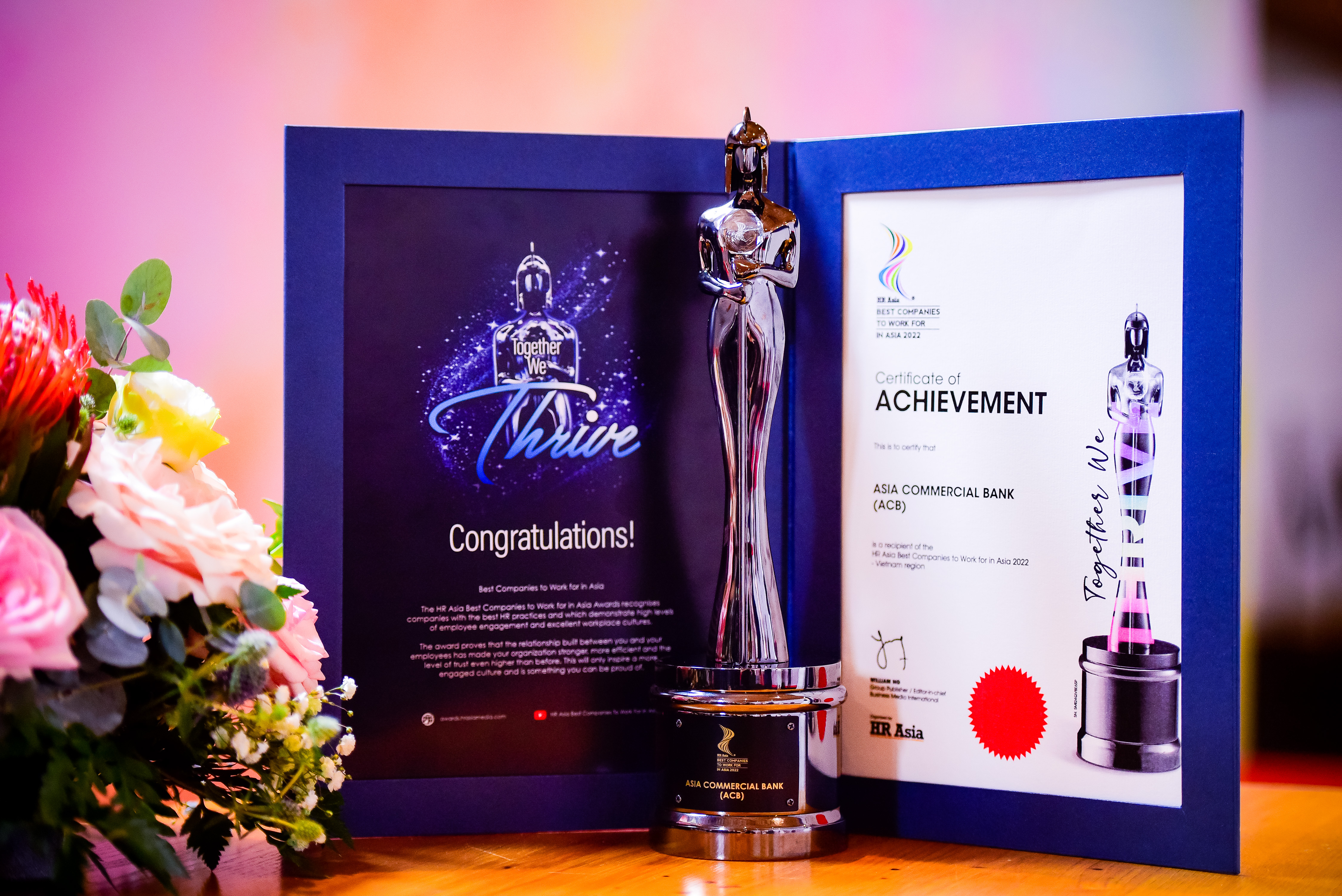 Đ&acirc;y l&agrave; năm thứ tư li&ecirc;n tiếp ACB nhận giải thưởng danh gi&aacute; n&agrave;y.