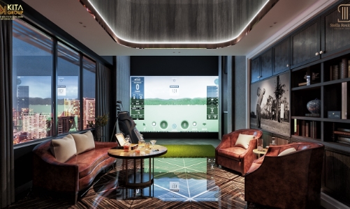 Căn hộ hạng sang tích hợp phòng tập Golf thu hút cư dân thành đạt
