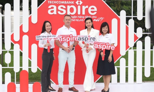 Ra mắt thương thiệu tài chính Techcombank Aspire