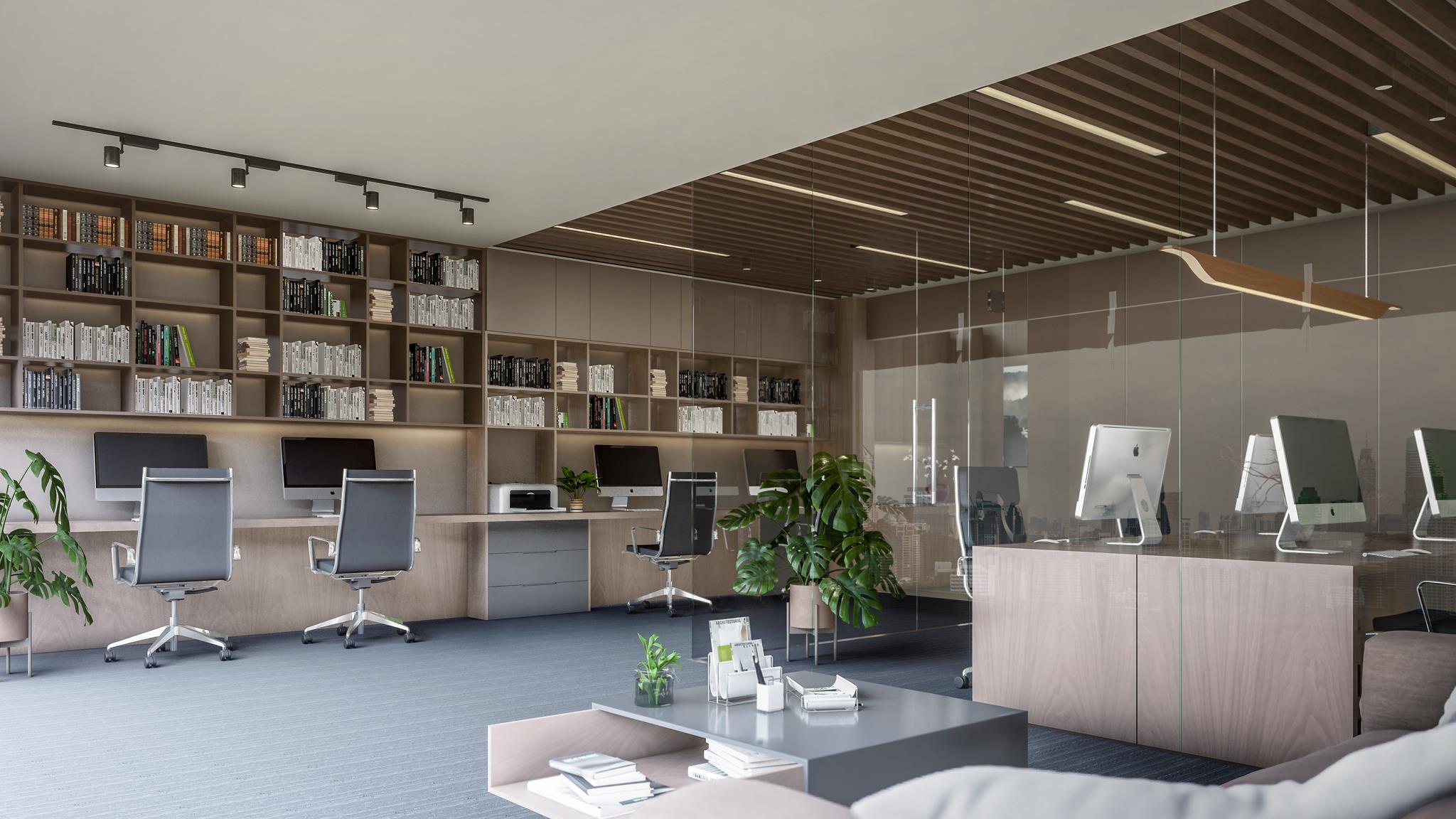 Thiết kế Officetel theo xu hướng tối giản sang trọng của The Peak Garden.