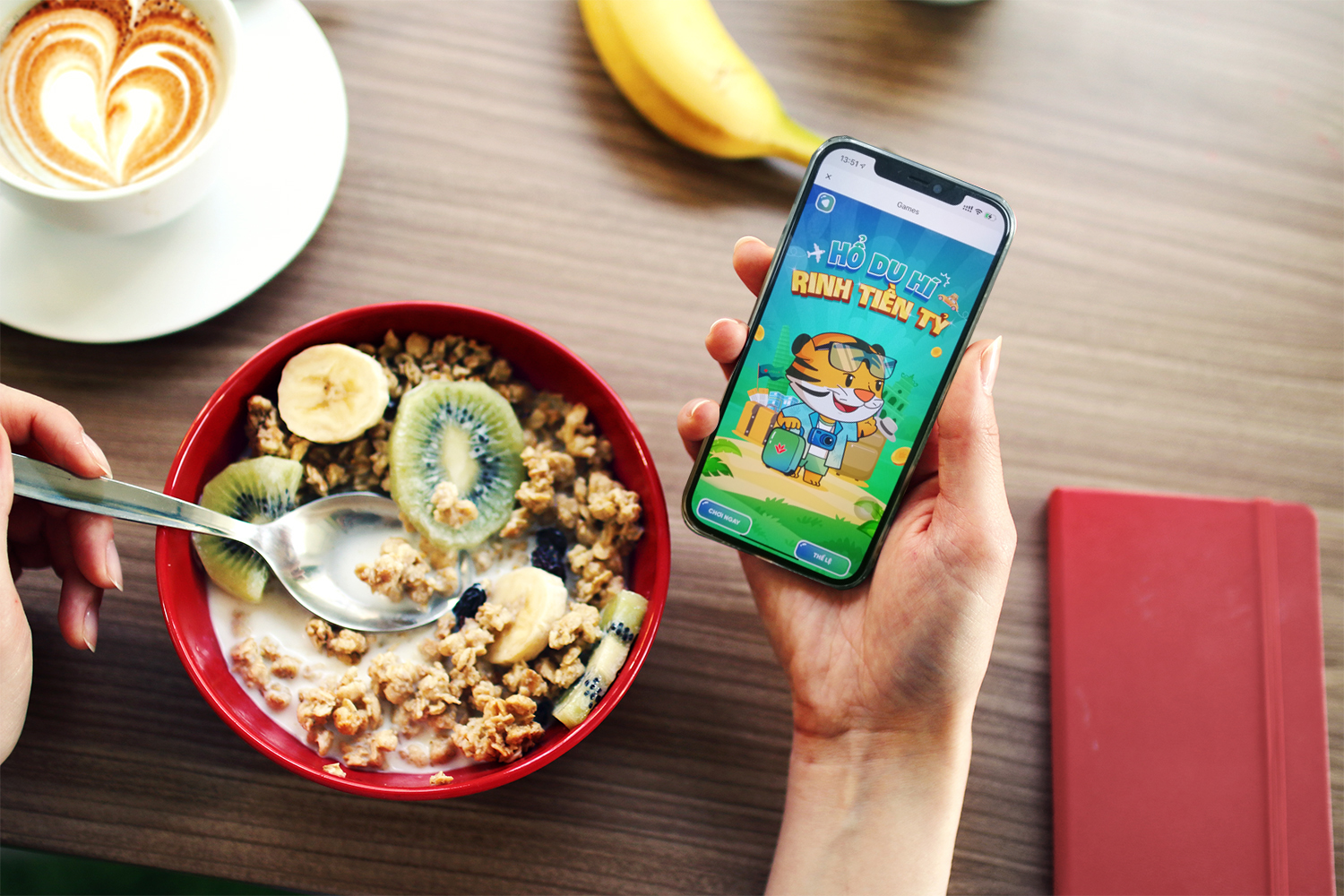 Hình thức tích hợp game trên app ngân hàng số được cho là cách thức thu hút khách hàng hiệu quả.