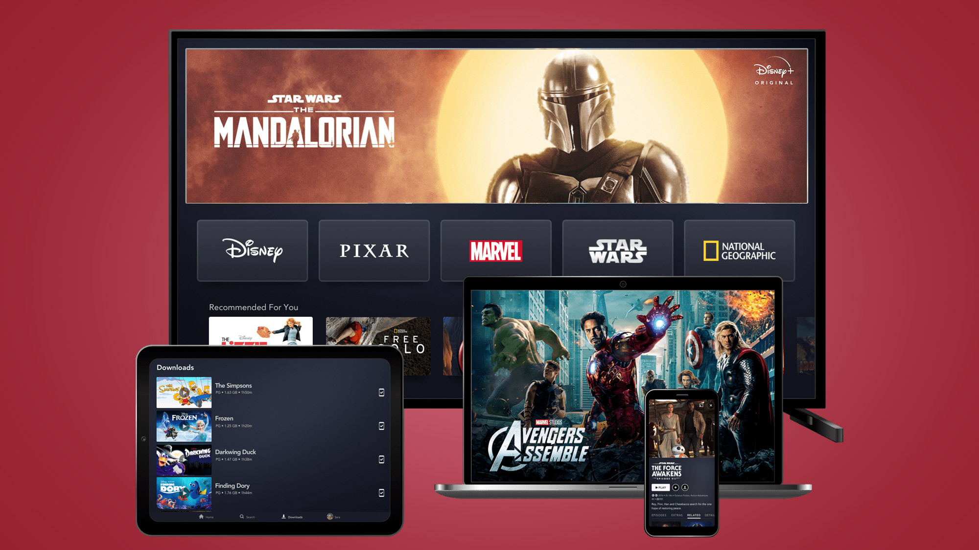 Rất nhiều series nổi tiếng hiện đang được phát triển nền tảng Disney .