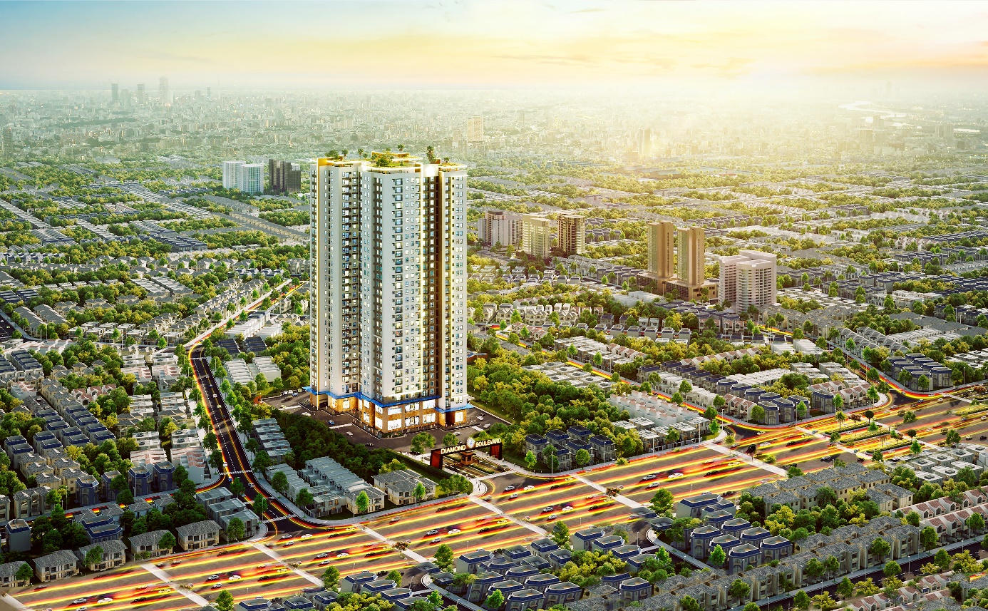 Sở hữu vị trí đắc địa trên đại lộ kim cương, Diamond Boulevard xứng tầm an cư và đầu tư.