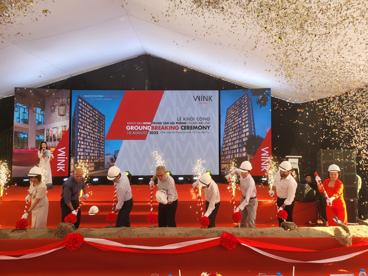 Lễ khởi công 2 dự án khách sạn Wink tại thành phố Hải Phòng