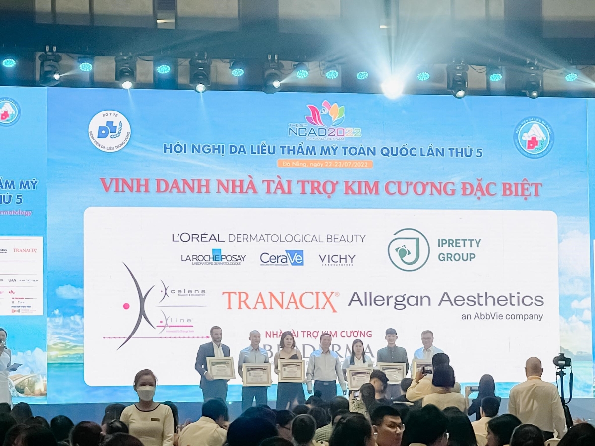 Ipretty Group tự h&agrave;o l&agrave; nh&agrave; T&agrave;i Trợ Kim Cương Đặc Biệt đồng h&agrave;nh c&ugrave;ng Hội nghị Da Liễu Thẩm Mỹ To&agrave;n Quốc lần V - 2022.
