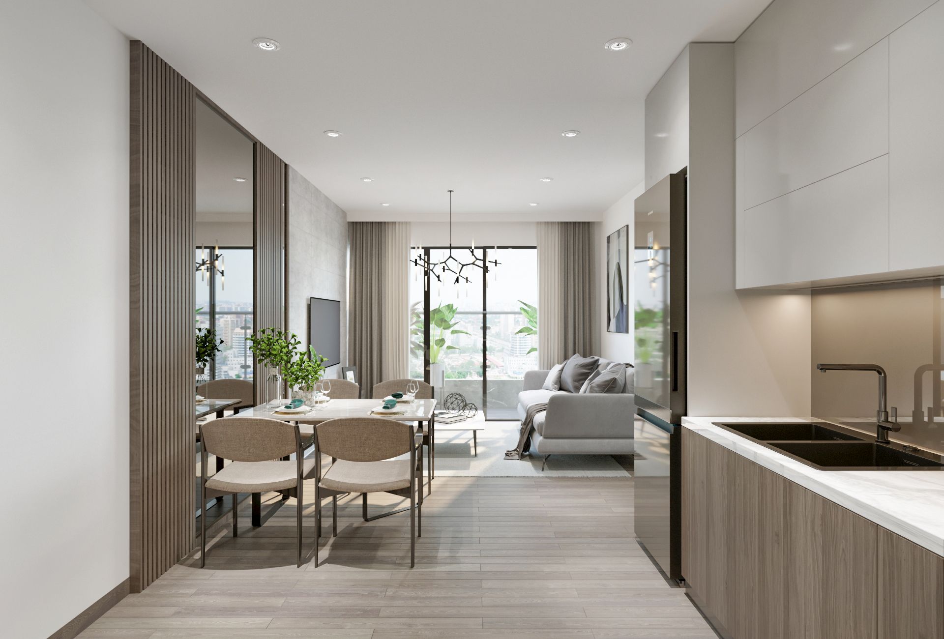 Thiết kế hiện đại, thông minh gia tăng diện tích sử dụng, nuôi dưỡng sức khỏe từ thiên nhiên.