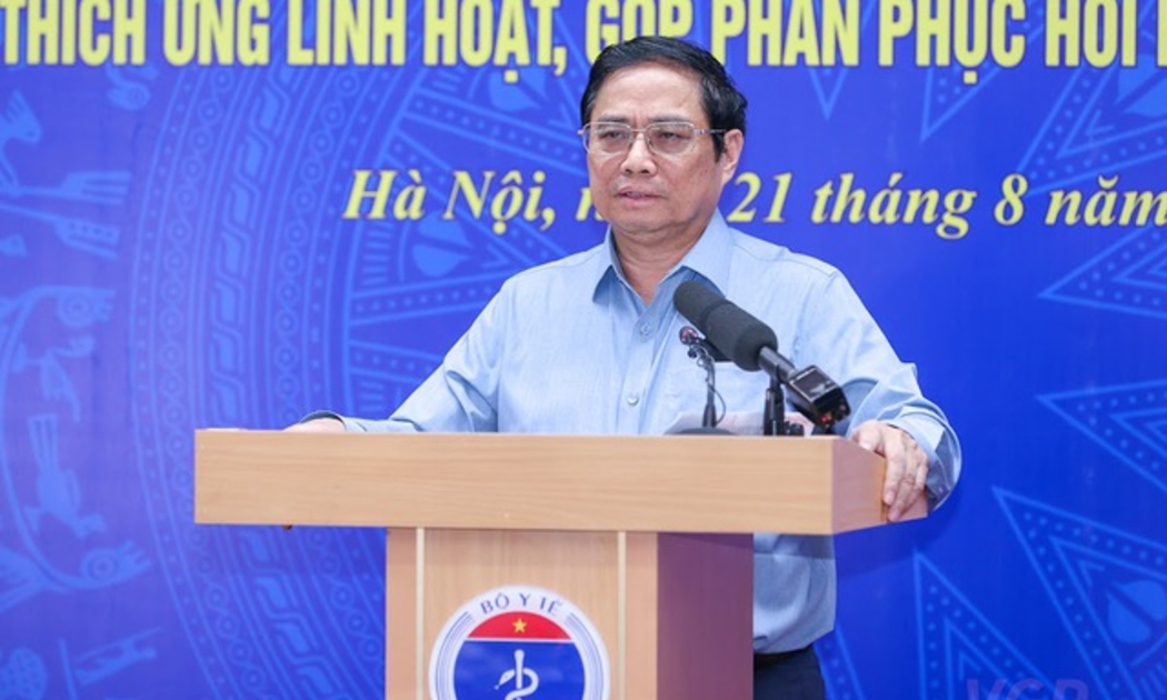 Thủ tướng Chính phủ Phạm Minh Chính phát biểu tại hội nghị. Ảnh - VGP.