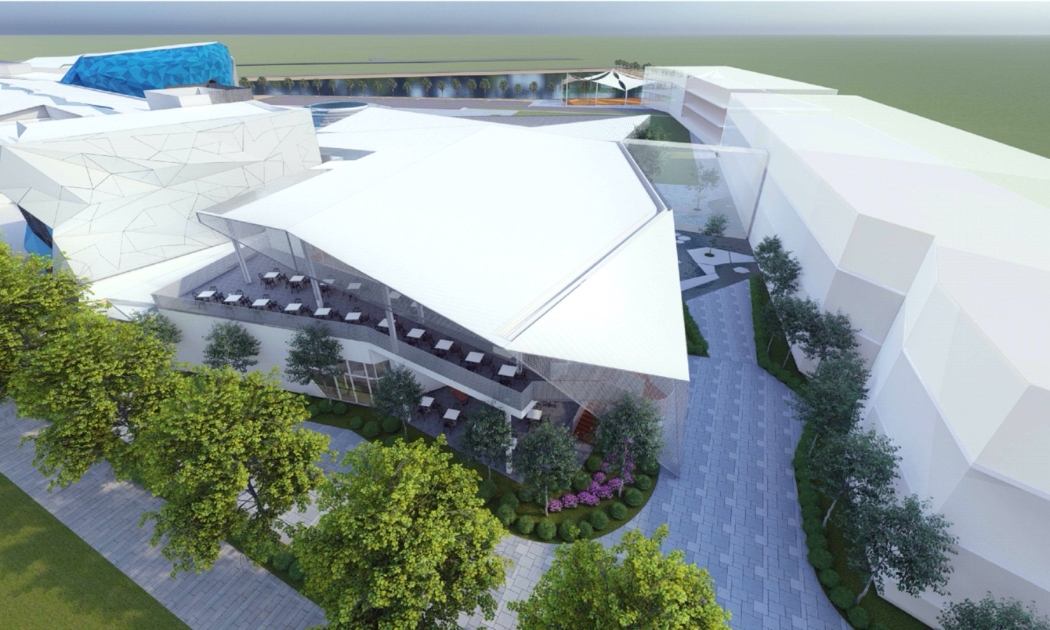 Phối cảnh giai đoạn 2 khuôn viên học tập của BUV tại EcoPark.