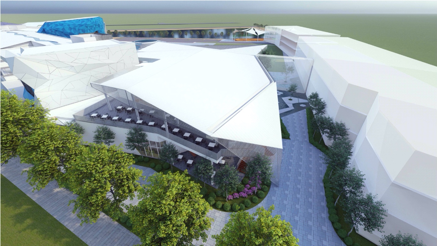 Phối cảnh giai đoạn 2 khuôn viên học tập của BUV tại EcoPark.