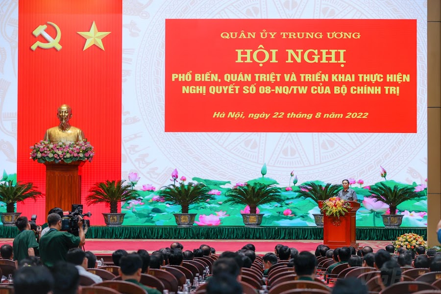 Thủ tướng ph&aacute;t biểu tại hội nghị - Ảnh: VGP