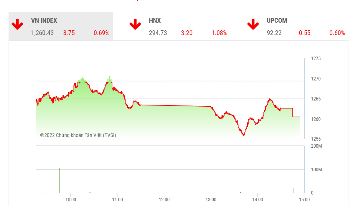 TVSI cho rằng áp lực điều chỉnh sẽ còn tiếp diễn và nhà đầu tư ngắn hạn nên tiếp tục kiên nhẫn chờ đợi thời điểm tốt hơn cho việc giải ngân.