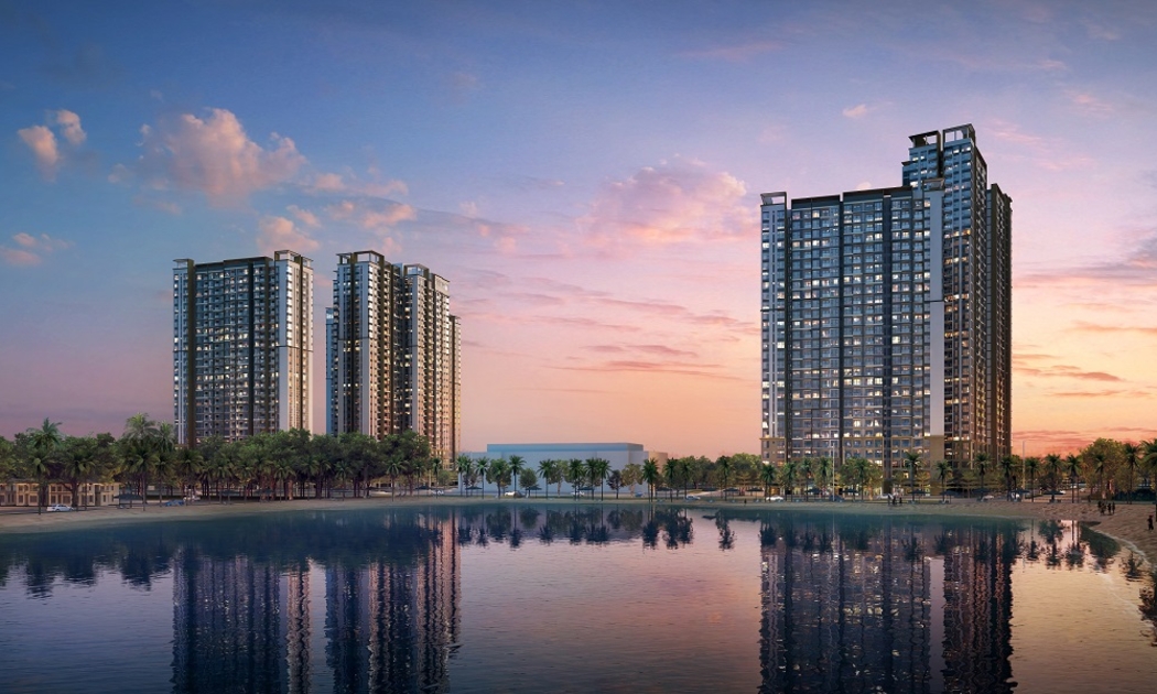 Masteri Waterfront sở hữu bộ sưu tập tầm nhìn “triệu đô” đắt giá. Ảnh phối cảnh.