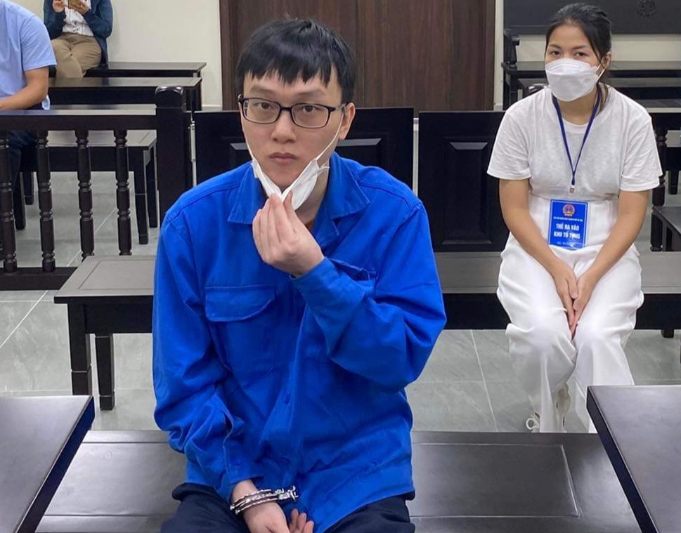 Các bị cáo tại tòa.