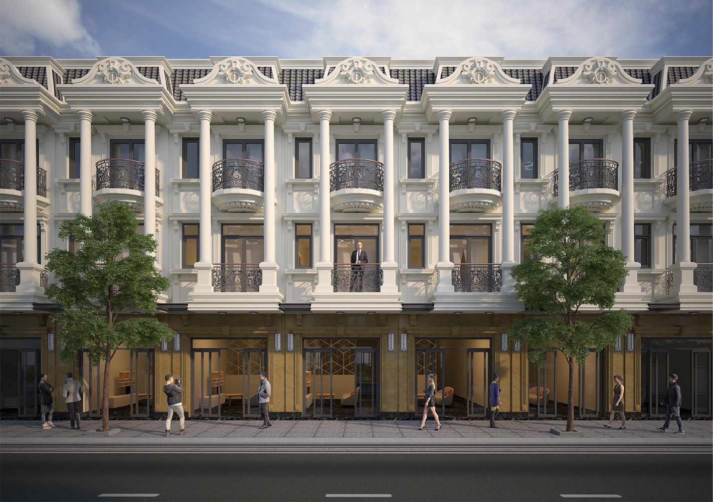 Nh&agrave; phố Royal Town được b&agrave;n giao k&egrave;m sổ hồng từng căn &ldquo;h&uacute;t&rdquo; kh&aacute;ch h&agrave;ng.