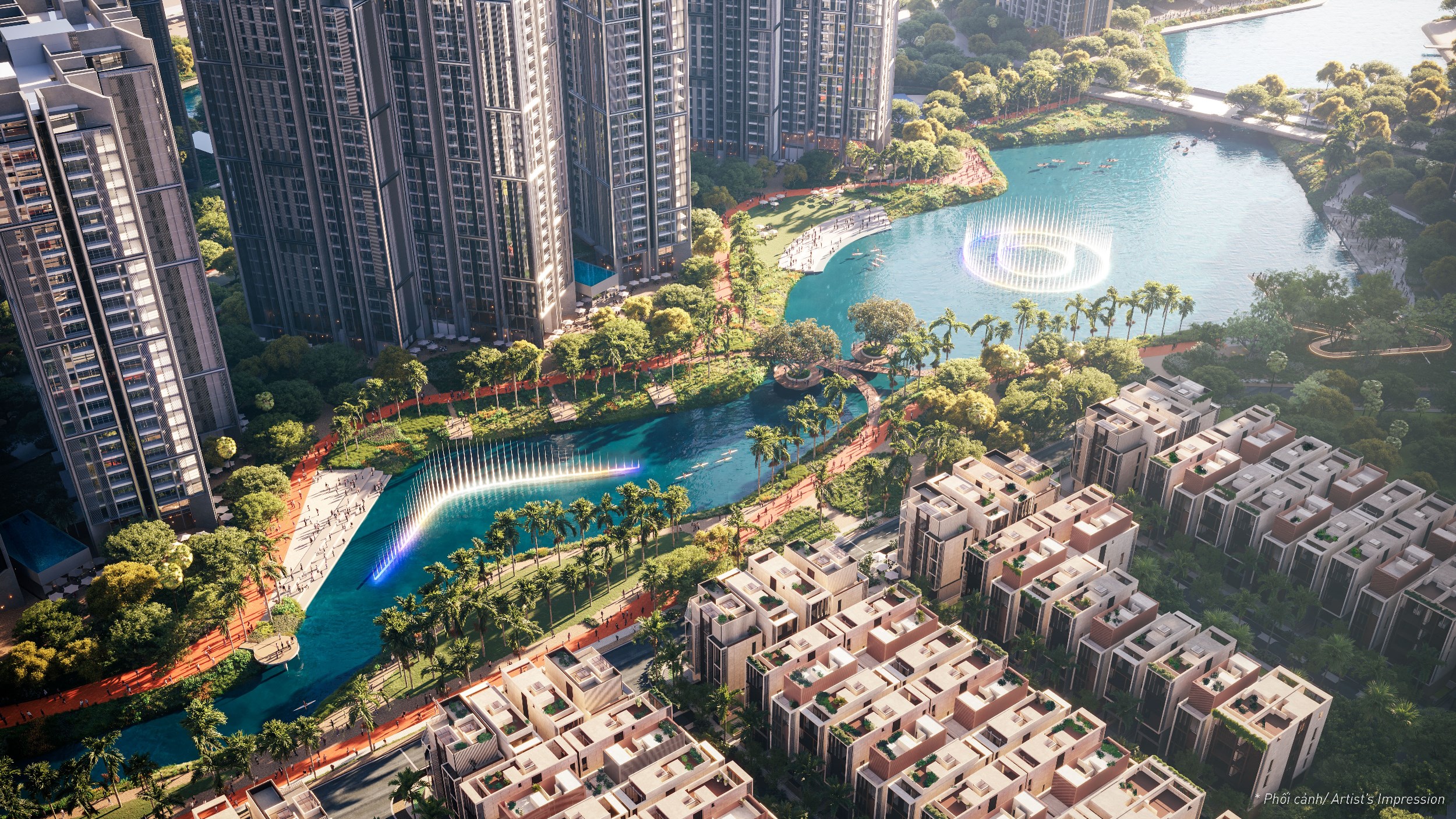The Global City hội tụ tất cả yếu tố về một trung tâm mới của TP HCM. Ảnh: Masterise Homes.
