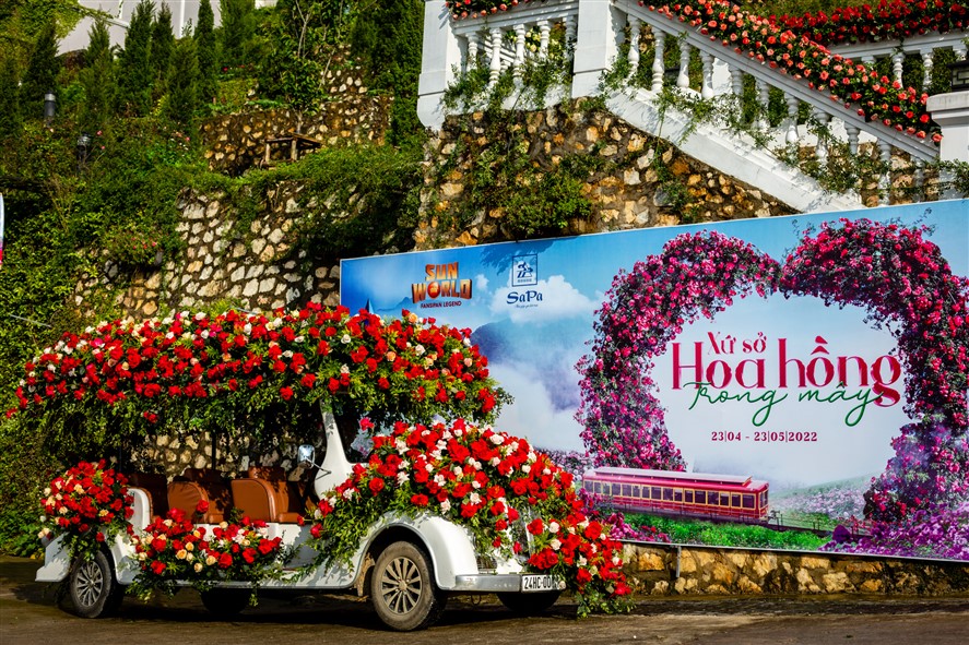 Lễ hội hoa Hồng Sun World Ba Na Hills.