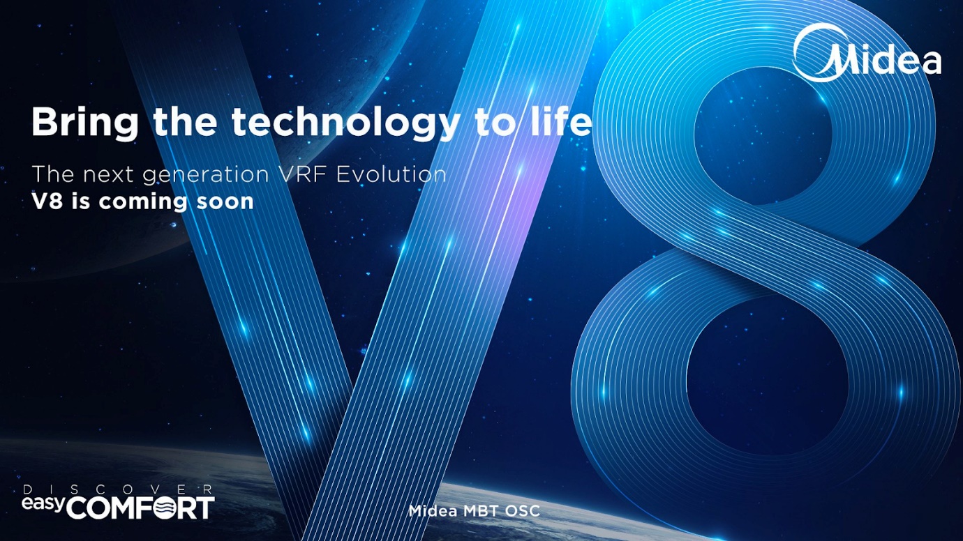 Thế hệ V8 mới - Đầy sự mong đợi của điều h&ograve;a trung t&acirc;m VRF.