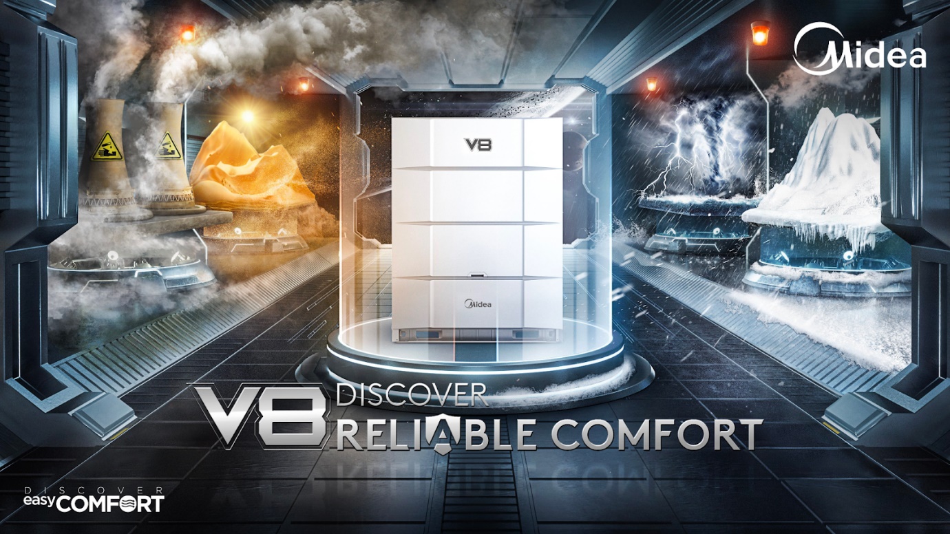 V8 Series VRF lần đầu lộ diện tại sự kiện ra mắt tại Việt Nam.
