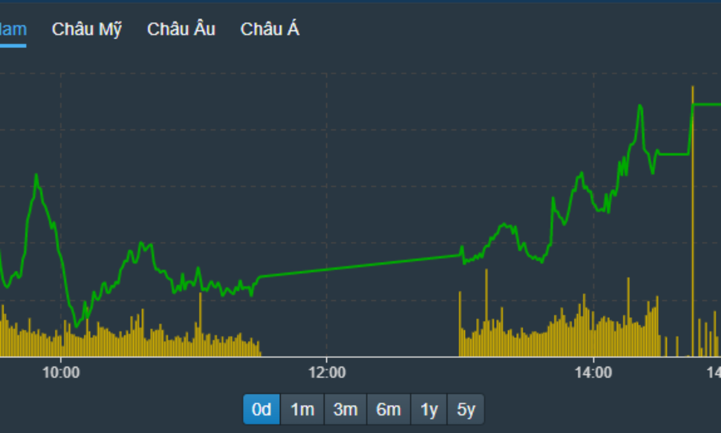VN-Index tiếp tục được các blue-chips dẫn dắt tăng mạnh phiên chiều.