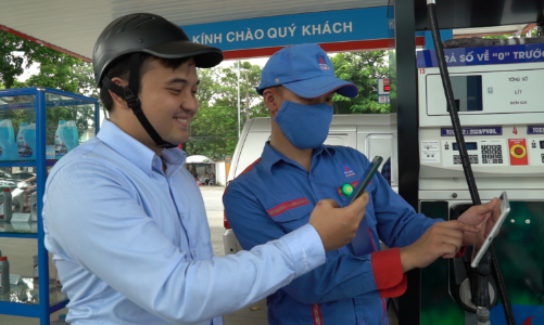 Tặng 10.000 đồng cho khách hàng thanh toán tiền xăng dầu qua VNPT Money