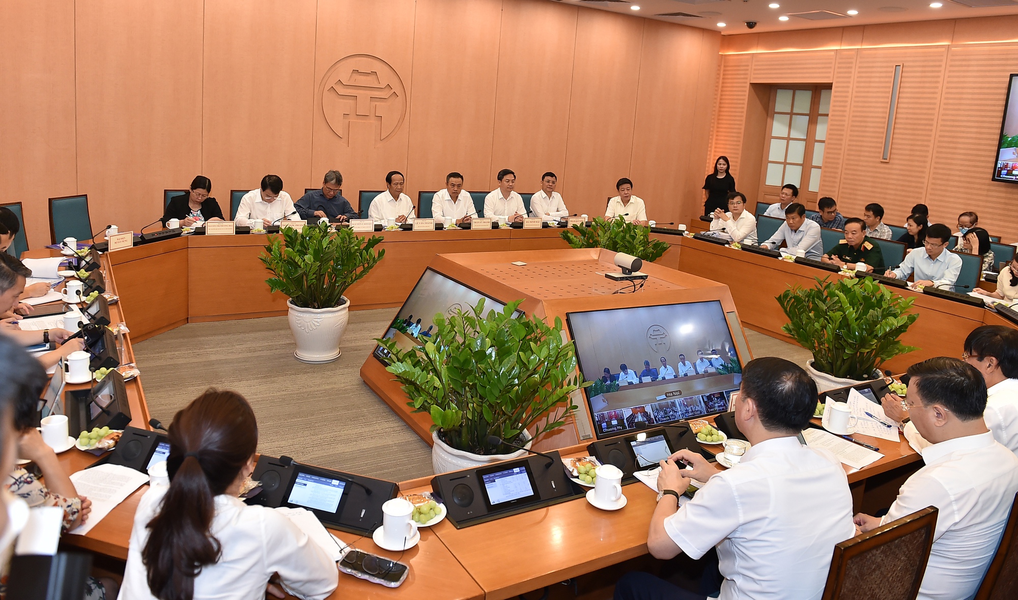 To&agrave;n cảnh buổi l&agrave;m việc - Ảnh: VGP