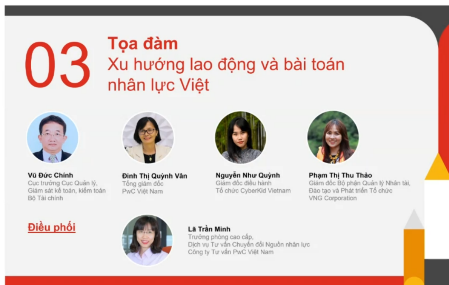 Speakers at the event.