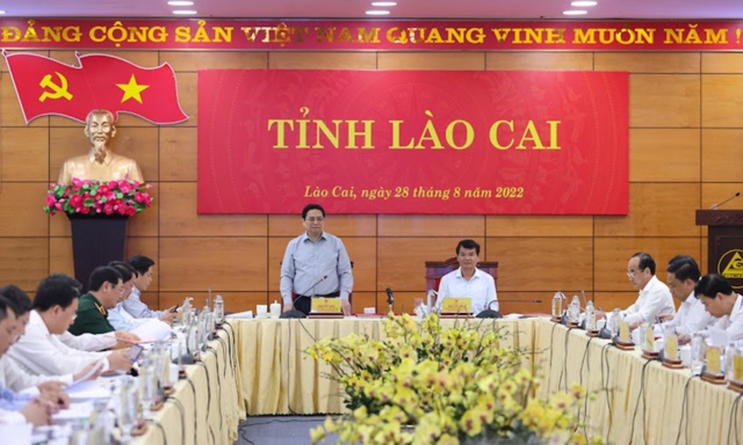 Thủ tướng phát biểu tại buổi làm việc - Ảnh: VGP